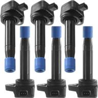 🧯 6-pack ignition coil set for acura rl tl tsx honda accord odyssey logo