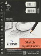 canson universal sketch pad 5.5x8.5 - set of 6 packs for improved seo logo