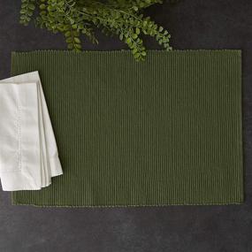 img 2 attached to 🍽️ DII Cotton Everyday Placemat Vineyard: Stylish and functional dining accessories for everyday use