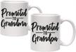 pregnancy announcement grandparents coffee mugs kitchen & dining logo