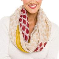 infinity scarf: stylish women's lightweight fashion scarf for fall-winter logo