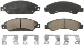 img 4 attached to 🔥 Wagner QuickStop ZD1092 Ceramic Disc Brake Pad Set: Superior Performance and Durability