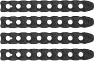 🚲 bike rack strap, bike wheel stabilizer straps kit - replacement rubber accessory straps, adjustable, bicycle wheel stabilizer straps (4 pack) logo