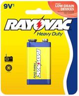 rayovac тяжелые батарейки 9v, d1604-1d, 1 упаковка: длительная мощность для ваших устройств логотип