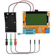 🧪 enhanced 12864 mega328 esr transistor resistor diode capacitor mosfet tester with test hook: accurate component measurement logo