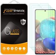 защитное стекло supershieldz (3 шт.) для samsung galaxy a71 5g и galaxy a71 5g uw - против царапин, без пузырей. логотип