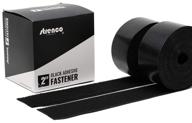 🔗 strenco 2 inch adhesive black hook and loop tape - 5 yards- ideal heavy-duty strips - sticky back fastener for secure and versatile fastening logo
