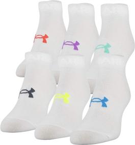 img 4 attached to 🧦 Under Armour Women's Essential Low Cut Socks, Pack of 6