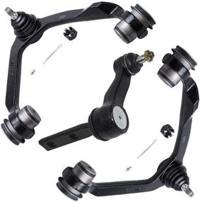 img 2 attached to Detroit Axle - 13pc Set: 4WD Front Upper Control Arms + Lower Ball Joints + Tie Rods + Sway Bars Kit Replacement for Ford F-150 Expedition Lincoln Navigator