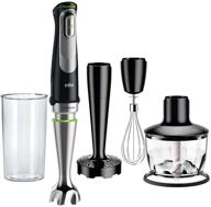 🔌 braun mq9037x electric hand blender, compact size, black logo