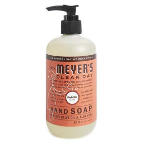 img 4 attached to 🧼 Mrs. Meyer's Radish Hand Soap 12.5 fl oz Pump (370ml), Pack of 2