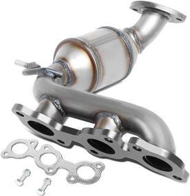 img 4 attached to OEM-CONV-043 Right Position Factory Style Catalytic Converter Exhaust Manifold by DNA Motoring: Improved Performance & Longevity