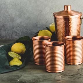 img 2 attached to 🍹 Kosdeg 12Oz Copper Cocktail Tins for Enhanced SEO