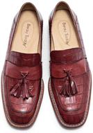 beautoday alligator pattern leather 6 5 men's shoes for loafers & slip-ons logo