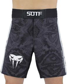 img 1 attached to SOTF Stretch Shorts Grappling Medium Sports & Fitness