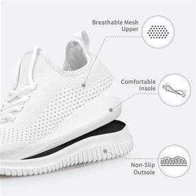 img 1 attached to Breathable Lightweight Sumotia Walking Shoes for Men - Perfect for Athletics