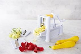 img 2 attached to Maverick 3-Blade Vegetable Spiralizer - Spaghetti, Pasta, Potato Pasta, Chips, Slices, French Fries Rings, and Potato Twists