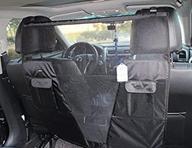 🐾 scenereal pet dog net vehicle barriers - backseat mesh for cars suv vans trucks - adjustable frontseat belts - enhanced safety & durability logo