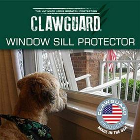 img 4 attached to CLAWGUARD Window Sill Protector Transparent Dogs and Carriers & Travel Products