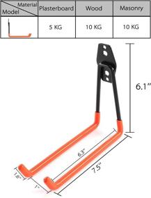 img 2 attached to Garage Storage Utility Organizer Ladders