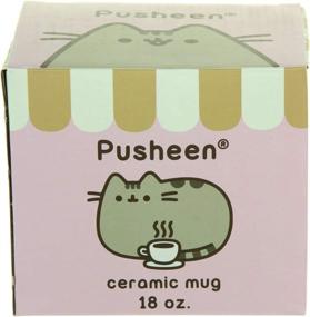 img 1 attached to ☕ Pusheen Cat 18oz White Mug