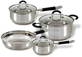 img 2 attached to 🍳 Cuisine Select Vittorio 7 Piece Stainless Steel Cookware Set: Quality and Versatility for Your Kitchen