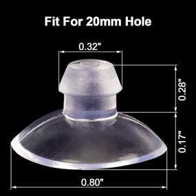 img 3 attached to 🔧 ANCIRS Transparent Suction Anti-Collision Decoration: Enhanced Industrial Hardware