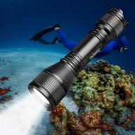 🔦 orcatorch d550 dive light: 1000 lumens scuba dive torch with 3400mah battery and accessories logo