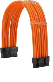 img 2 attached to FormulaMod Sleeve Extension Power Supply Cable Kit 18AWG ATX 24P+ EPS 8-P+PCI-E8-P With Combs For PSU To Motherboard/GPU (Orange)