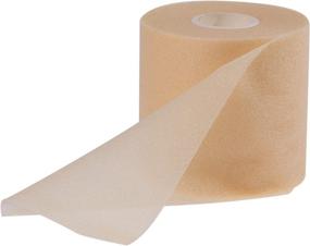 img 1 attached to 🏋️ Sports Pre-wrap Athletic Tape 2.75 Inch by 30 Yards - Set of 3 Foam Underwrap Rolls (Beige)