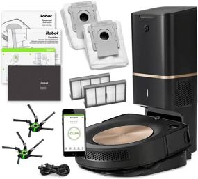 img 4 attached to iRobot Roomba s9+ (s955020) Robot Vacuum Bundle: Wi-Fi Connected, Smart Mapping, Ideal for Pet Hair, with Automatic Dirt Disposal, Bonus Accessories