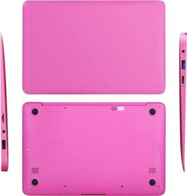 img 3 attached to ZWYING 10.1 inch Ultra-Thin Portable Notebook, Lightweight 0.8KG, Quad-core Processor, 2G+32GB EMMC, Windows 10 Professional & Office 2010 Pre-installed (Pink)