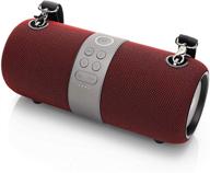 🔊 coleman cbt60 true wireless waterproof portable bluetooth speaker - red logo