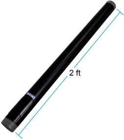 img 3 attached to 🔌 QualGear QG-PRO-PM-2FT-B Pro-AV 1.5" Npt Threaded Pipe, 2' Length Projector Accessory - Black: High-Quality & Efficient Solution