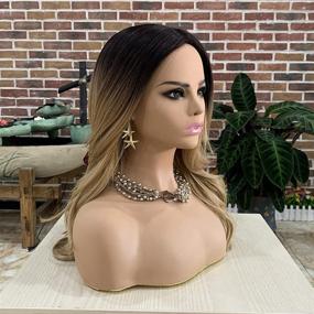 img 3 attached to 👩 Highly Realistic L7 Mannequin Head Bust: Perfect for Wig Making, Styling & Jewelry Display