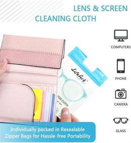 img 1 attached to 🧽 LifeArt Anti Fog Cloth: Reusable Microfiber Cleaning Cloth for Eyeglasses, Screens, Goggles & Ski Masks - Nano Technology, 700 Uses, Safe on All Lens Coatings - Streak-Free Cleaning - 20 Pack