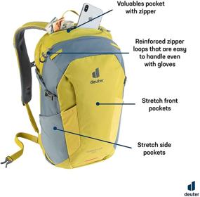 img 1 attached to Greencurry Slateblue 🎒 Deuter Speed Hiking Backpack
