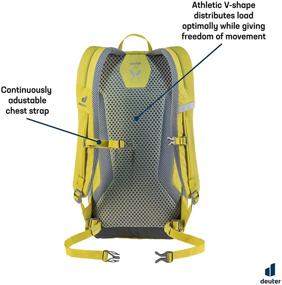 img 2 attached to Greencurry Slateblue 🎒 Deuter Speed Hiking Backpack