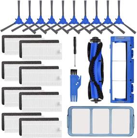 img 4 attached to Eufy RoboVac Replacement Parts and Accessories - Filters, Side Brushes, Pre Filter, Roller Brush Guard Kit for RoboVac 11S, 15C, 30, 30C, 12, 35C Vacuum