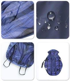 img 2 attached to ASMPET Dog Raincoat: Lightweight Waterproof Poncho with Harness and Reflective Strip - Ideal for Small to Large Dogs!