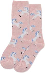 img 1 attached to Hot Sox Unicorn Kids Socks for Girls