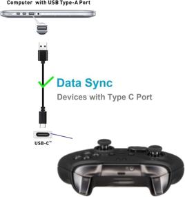 img 1 attached to Fast Charging USB-C Cable for Xbox Series S/X Controller: Compatible with Elite Wireless Controller Series 2 (6.6FT)