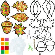 🍂 exquisite autumn leaf suncatcher craft: tissue paper leaf suncatchers for kids diy crafts logo