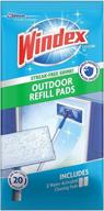 🪟 windex outdoor all-in-one pads refill - 2 ct 3 pack: replace and reuse with ease! logo