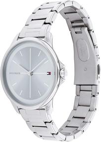 img 3 attached to ⌚ Часы женские Tommy Hilfiger из нержавеющей стали с серебристым покрытием (Модель: 1782353) – Размер 16