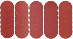 img 4 attached to High-Quality 7-Inch Aluminum Oxide Sanding Disc Set - 30 Pack, Assorted Grit (60/80/120/240/320), Hook & Loop Design