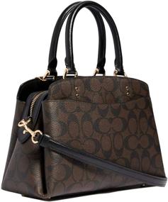 img 1 attached to Coach Lillie Carryall Signature Canvas Women's Handbags & Wallets for Crossbody Bags