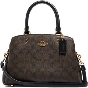 img 2 attached to Coach Lillie Carryall Signature Canvas Women's Handbags & Wallets for Crossbody Bags