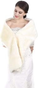 img 4 attached to Aukmla Bridal Shawls Wedding Bridesmaids Women's Accessories for Scarves & Wraps