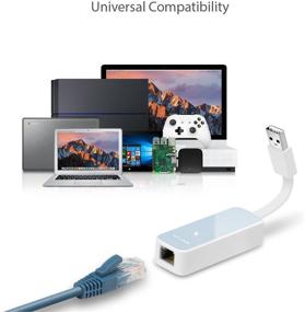 img 1 attached to 🔌 TP-Link UE200 USB 2.0 to 10/100 LAN Network Adapter - Foldable Ethernet Adapter for Windows, Mac, Surface Pro, Linux, and More